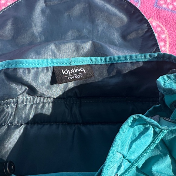 Kipling Turquoise Backpack - Picture 6 of 10